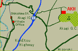 Akagi-kohgen Hospital from Akagi I.C.