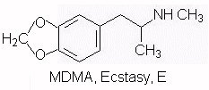 MDMA chemical structure